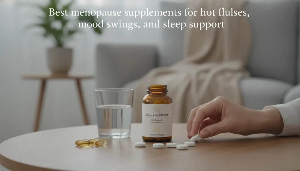 Best menopause supplements for hot flushes, mood swings, and sleep support