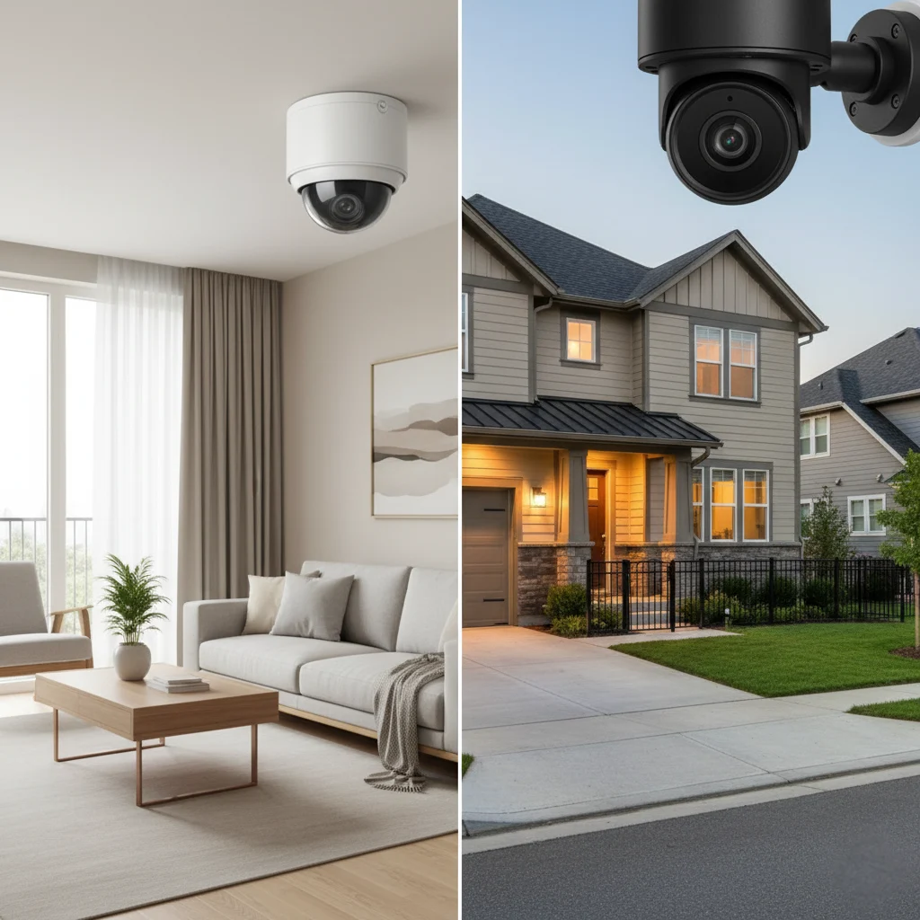 Best Places to Put Security Cameras Indoors & Out