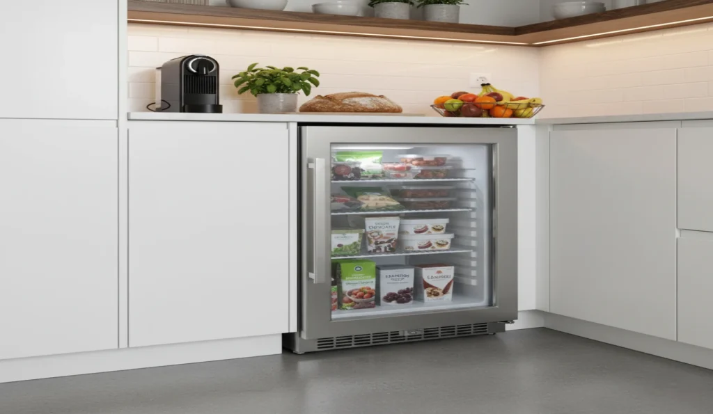 Best Small Upright Freezer-Kismile 3.0 cu. ft. Compact Upright Freezer