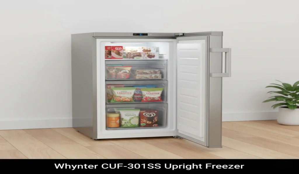 Best Small Upright Freezer-Whynter CUF-301SS Upright Freezer