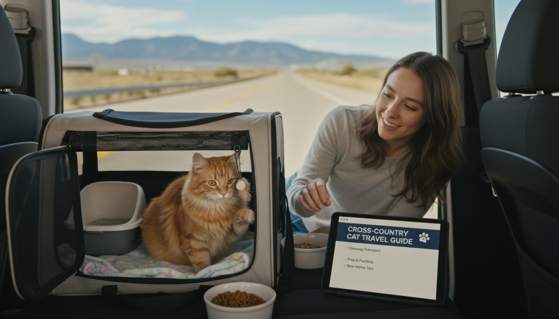 Cross-country cat travel guide