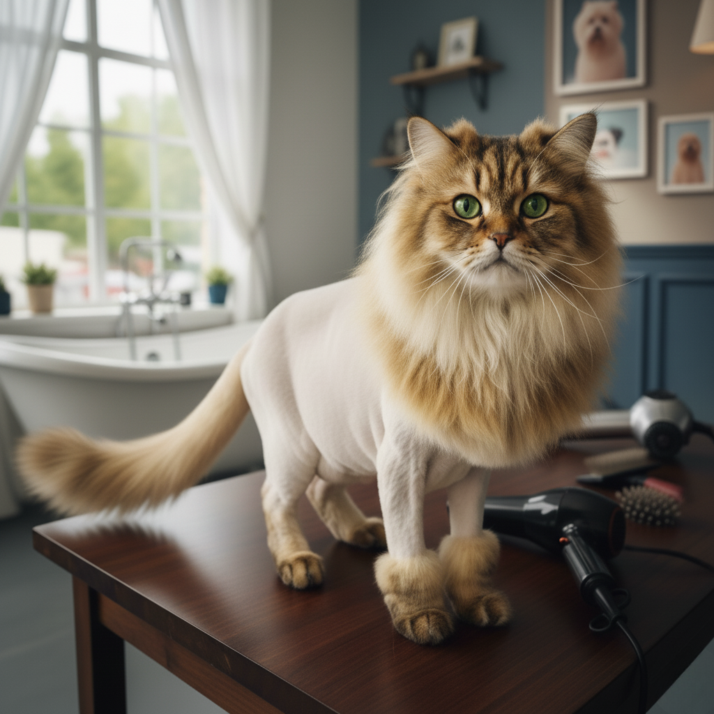Discover the complete cat haircut guide — learn when to trim, how to groom safely, and explore popular styles like the lion cut and teddy bear cut to keep your cat looking great and feeling comfortable.