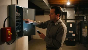 thermostat power issue, Checking power switch and the Ecobee thermostat issue