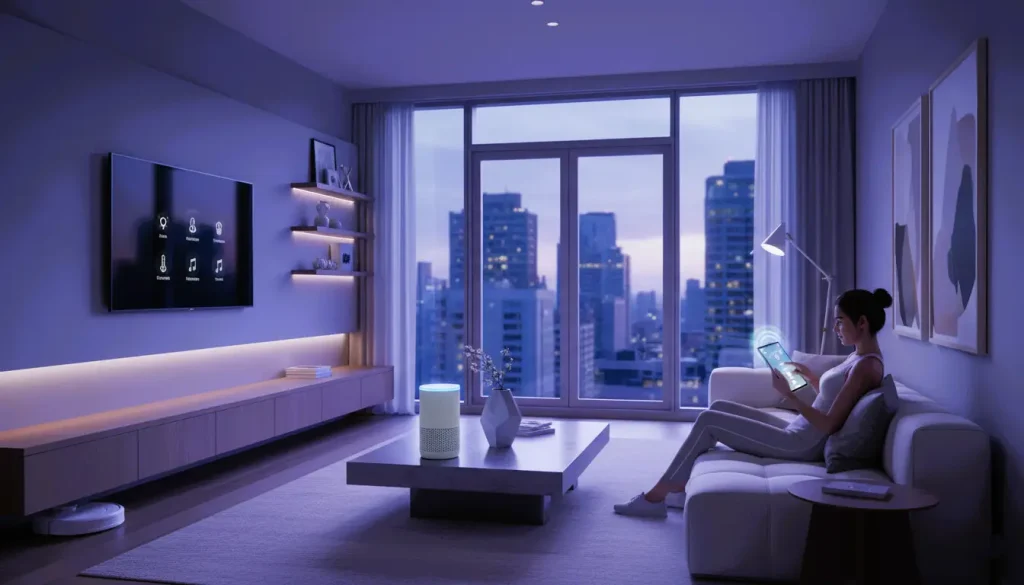 voice assistant speaker,smart lights,Top 10 Smart Home Devices,smart products of 2025,Top-Rated Smart Home Devices,Smart Home Devices,smart home automation,connected living room,voice assistant control,home technology 2025,smart home gadgets
