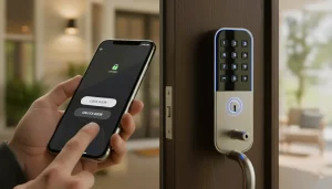 smart locks, doorbell camera, home entry, remote security, smart sensors