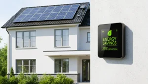 smart thermostat, energy savings, sustainable home, solar power, eco living