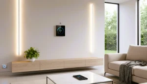 Smart thermostat, lighting system