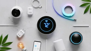 smart home devices, security cameras, smart plugs, lighting,