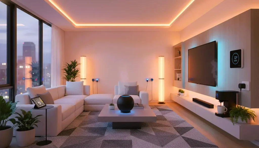 Modern Living Room, Smart Home Automation Devices, Smart Home Gadgets