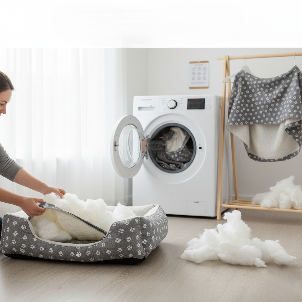  how to make a dog bed with sides :Tips-Washing-and-Maintenance