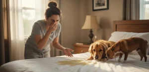 illustrating the frustration of finding a wet spot