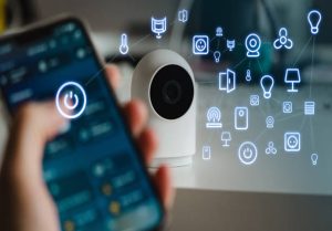 Smart home motion detector sensor camera setup