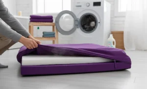 Purple Dog Bed – Soft, Durable, and Easy to Clean
