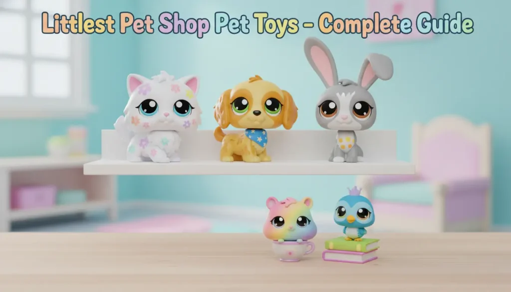 Featured image of littlest pet shop pet toys arranged neatly on a desk