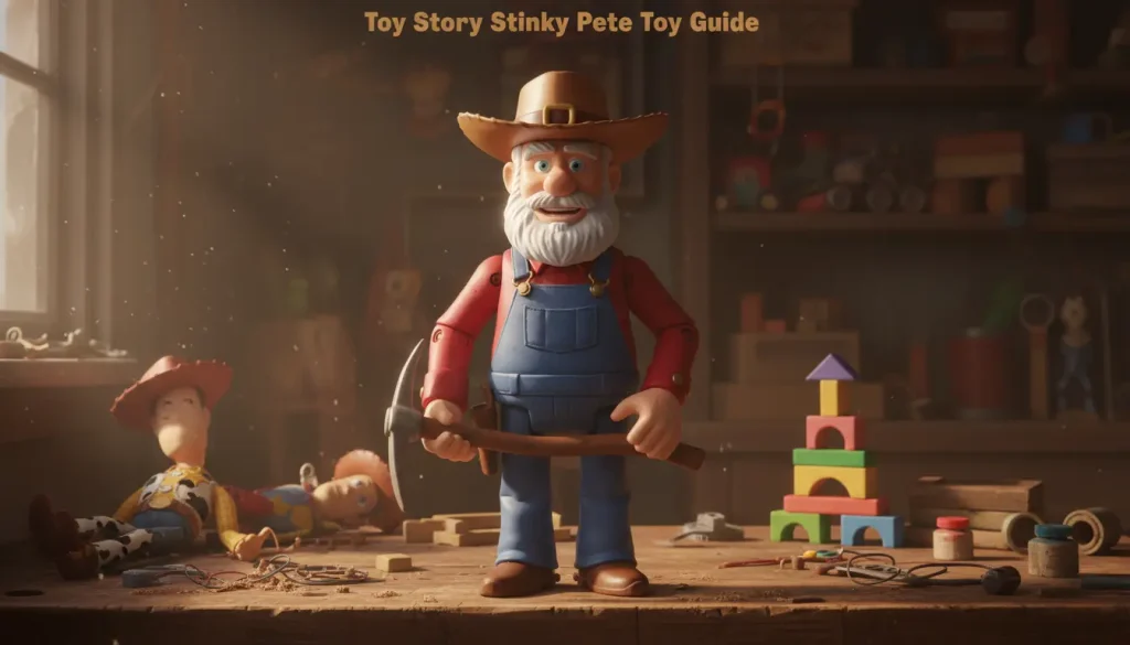 Toy Story Stinky Pete Toy collectible figure on display