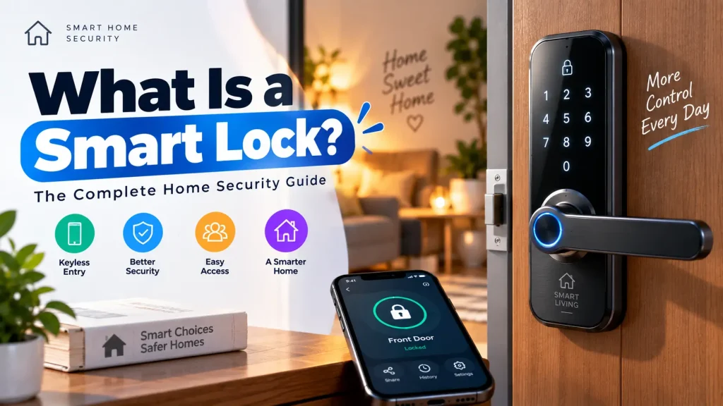 what is a smart lock and how it provides keyless entry, better security, and easy access