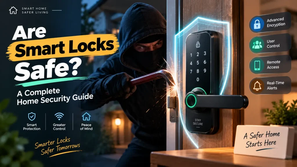 are smart locks safe and how smart locks protect your home with encryption, user control, and remote access