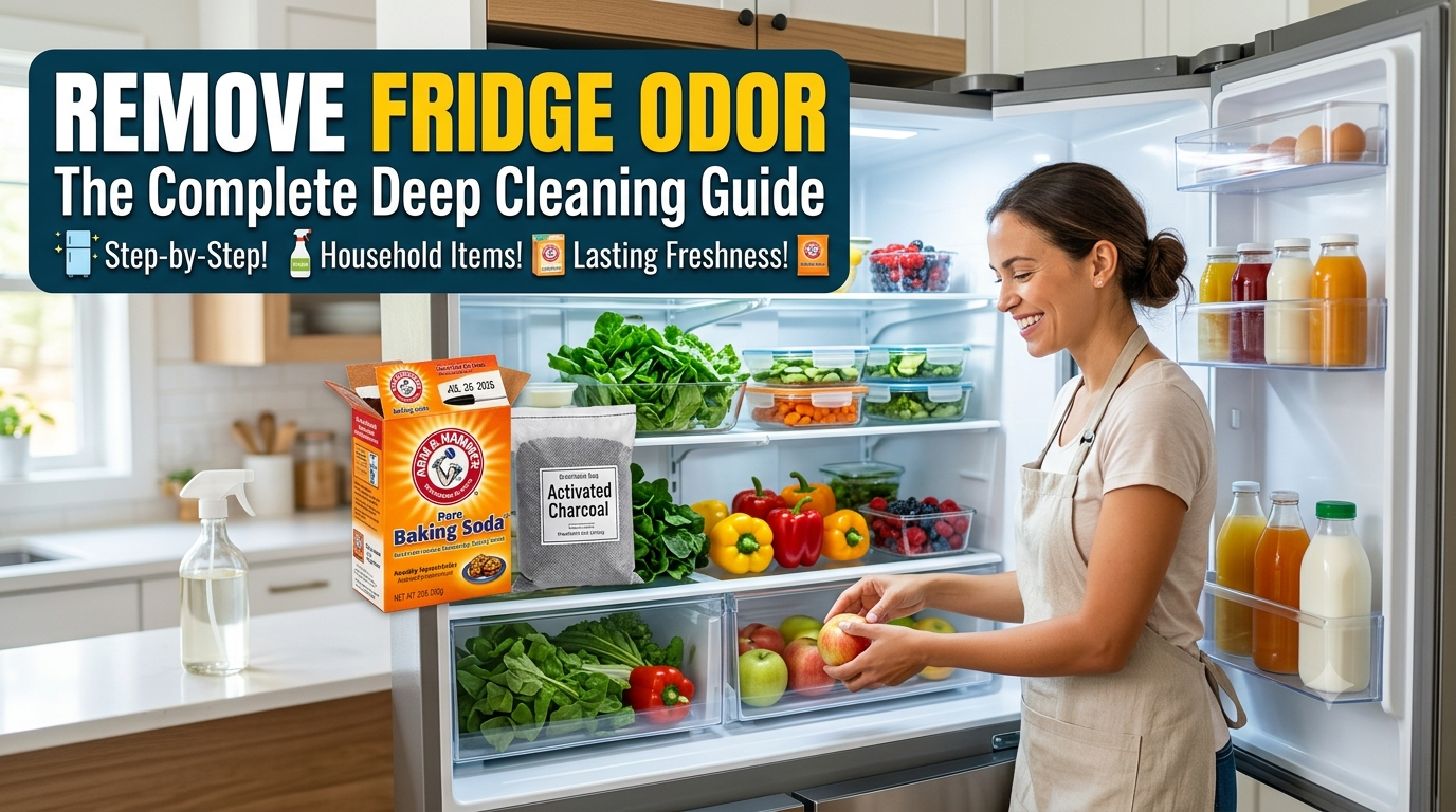 remove fridge odor