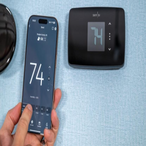 Sensi Lite smart thermostat controlled by smartphone