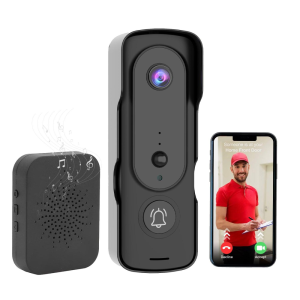 smart WiFi doorbell camera smartphone notification
