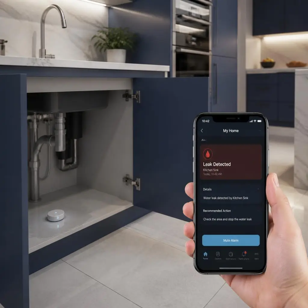 Best water leak sensor for smart homes under kitchen sink