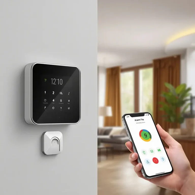 Smart alarm system with mobile app control